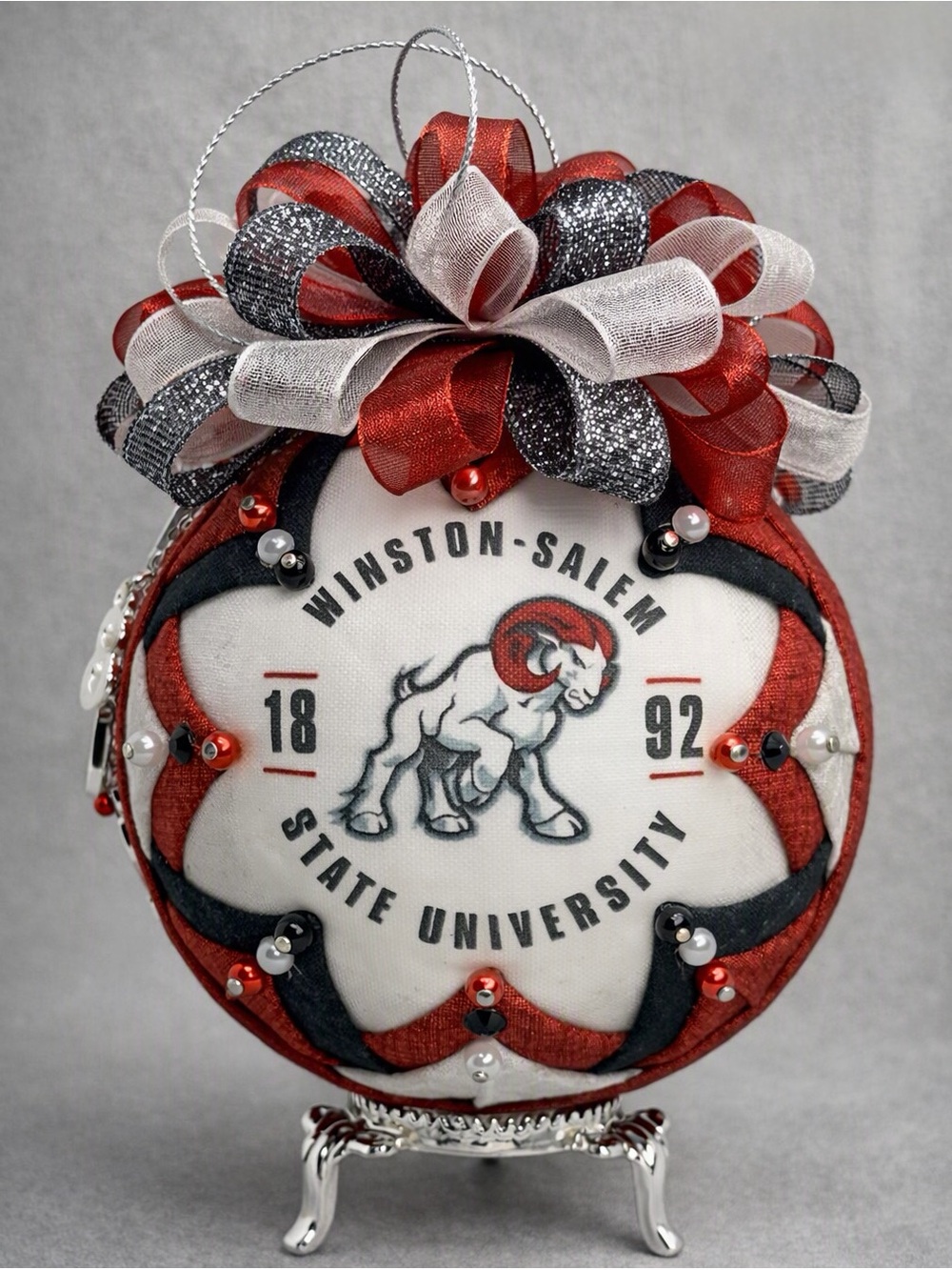 Winston-Salem State University Christmas Ornament